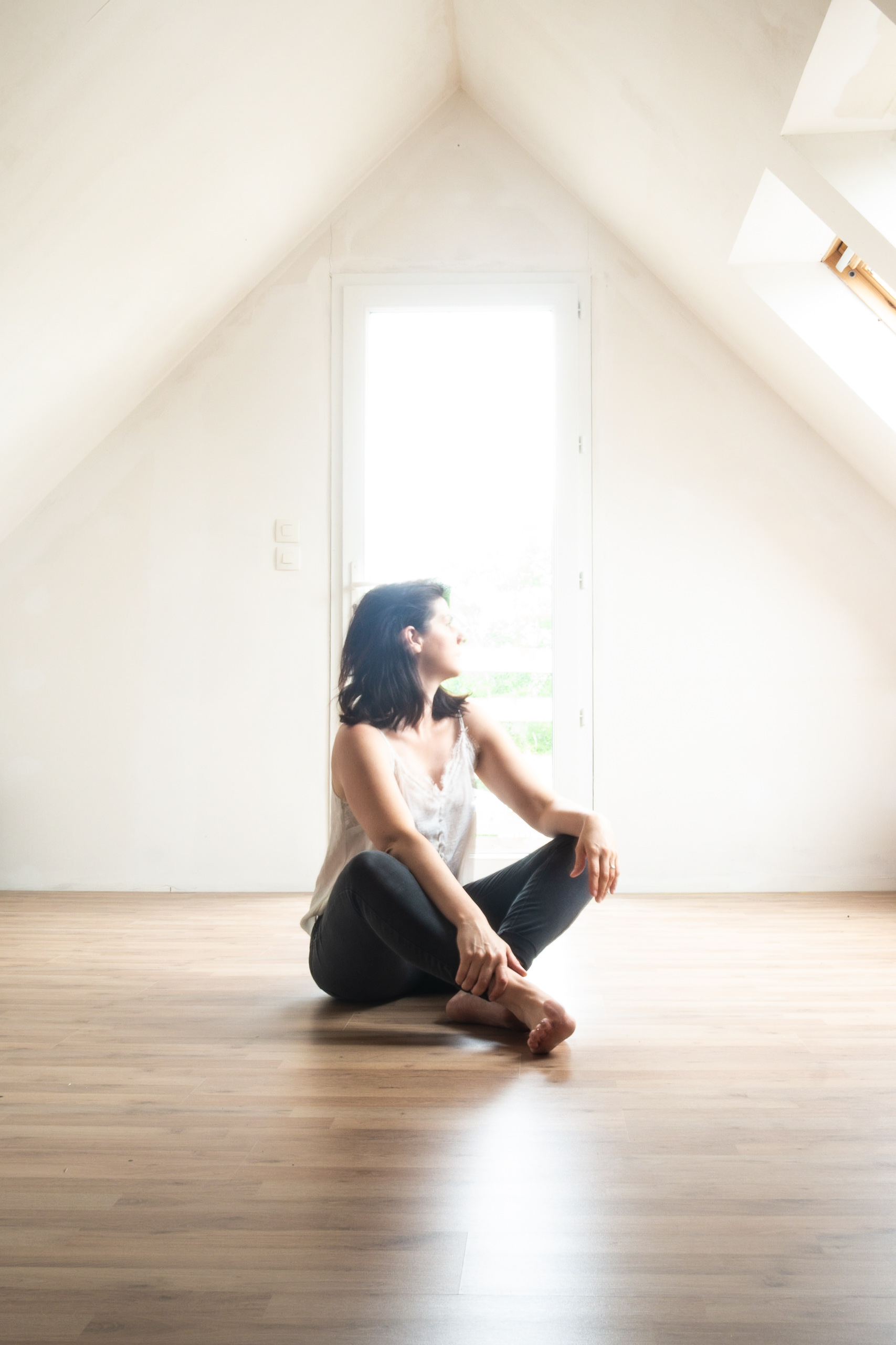 Aurélie Challes, dans son atelier